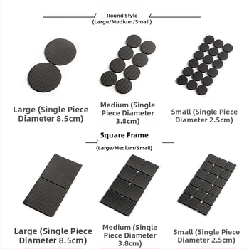 EVA putų lipnūs kilimėliai stalui ir kėdėms, anti-slip, sugeria šoką ir atsparūs dilimui