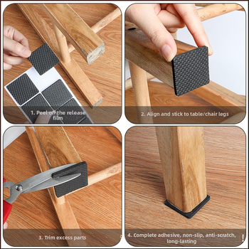 EVA putų lipnūs kilimėliai stalui ir kėdėms, anti-slip, sugeria šoką ir atsparūs dilimui