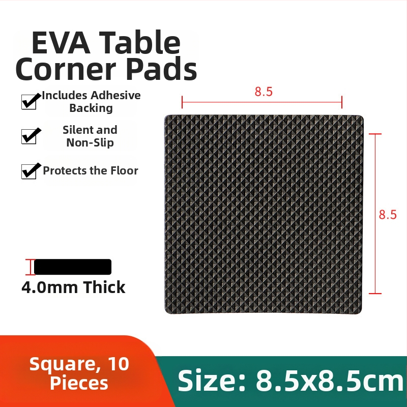 EVA putų lipnūs kilimėliai stalui ir kėdėms, anti-slip, sugeria šoką ir atsparūs dilimui