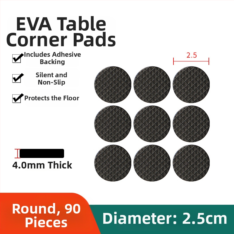 EVA putų lipnūs kilimėliai stalui ir kėdėms, anti-slip, sugeria šoką ir atsparūs dilimui