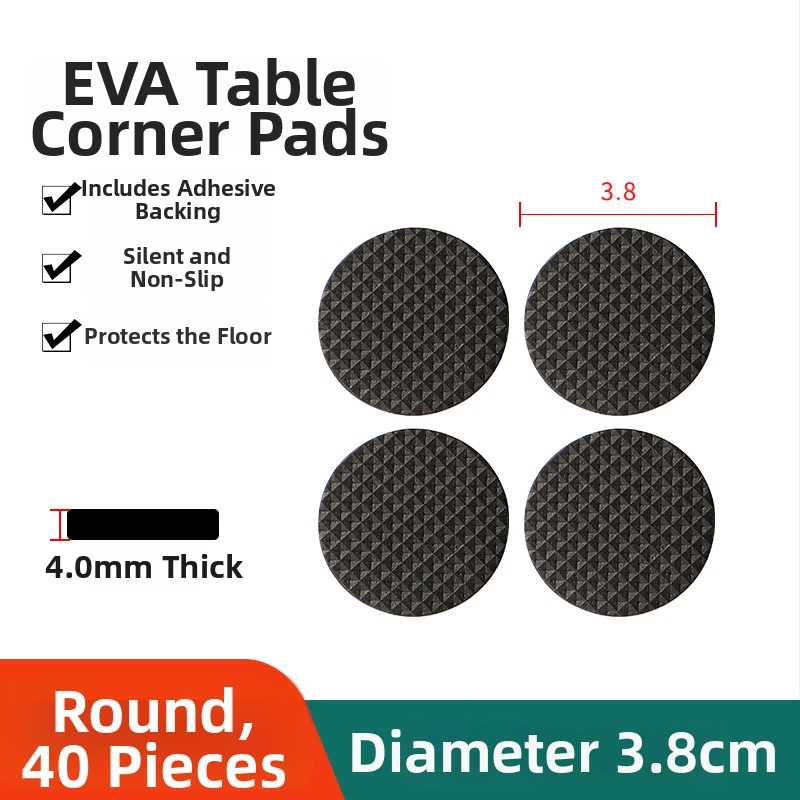 EVA putų lipnūs kilimėliai stalui ir kėdėms, anti-slip, sugeria šoką ir atsparūs dilimui