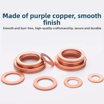 Plokščios varinės tarpinės jūros naudojimui – Medžiaga: varis; Pritaikymas: jūra; Standartas: 6-22