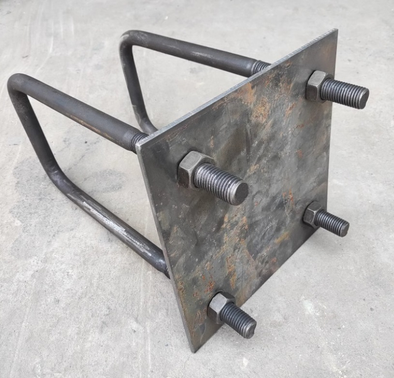 Huilin ankeriniai varžtai bokštiniam: formos 7 ir 9, L formos, M2416 įmontuojami varžtai; Q235 anglies plienas; stiprumas 12.9; tarptautinis standartas; klasė A