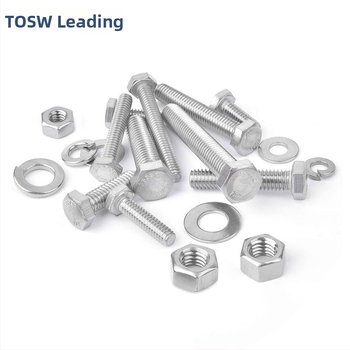 Lingding hardware išorinis šešiakampių sraigtų rinkinys, 304 nerūdijančio plieno, A2-70 klasė, nacionalinis standartas