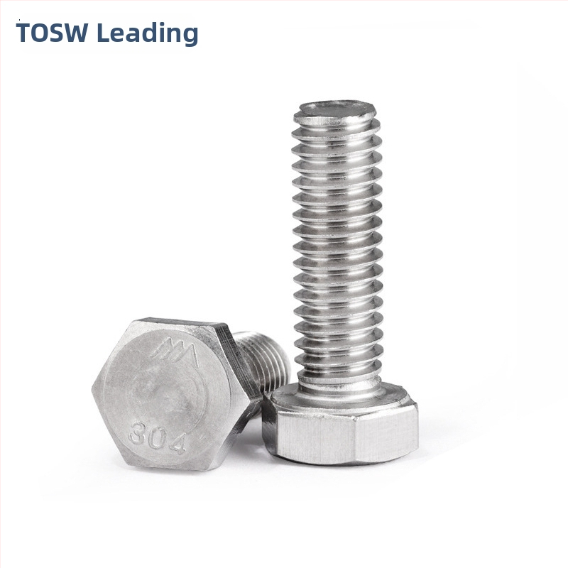 Lingding hardware ārējais sešstūru skrūvju komplekts, 304 nerūsējošā tērauda, A2-70 klase, Nacionālais standarts