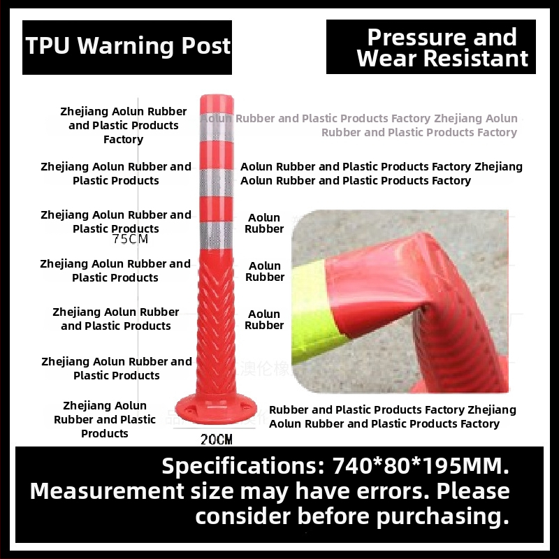 Hoiatustulp, PU elastne, isolatsioonipost, piirdelemendi lisavarustus, bränd Aolun