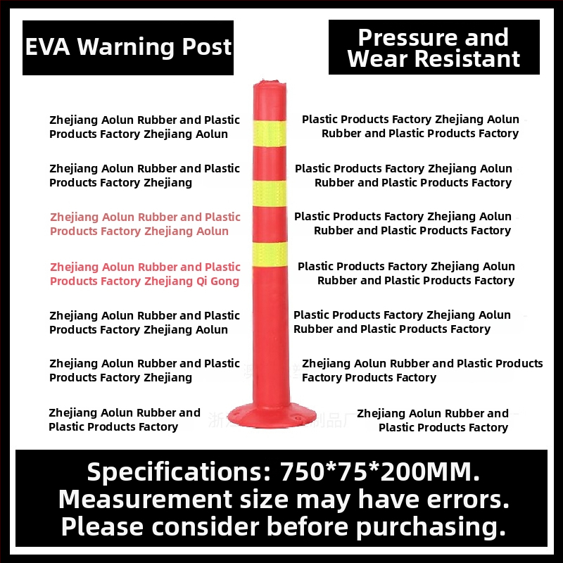 Hoiatustulp, PU elastne, isolatsioonipost, piirdelemendi lisavarustus, bränd Aolun