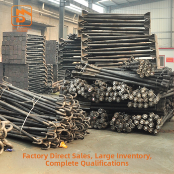 Ankerio sraigtas su L tipo suvirinimo plokštele, Q235 anglies plienas, atsparumo klasė 4.8, standarto JIS B1178-2009, klasė A