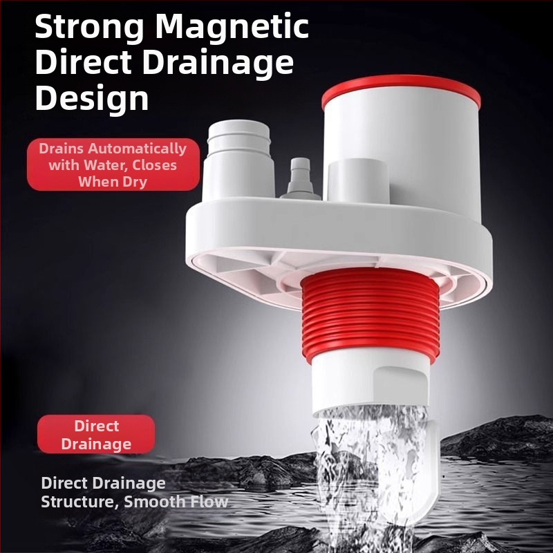 Кухненски дренажен тройник към петнасочен разпределител, P-образна коляна, модел ST17, марка Home rhyme, модерен минимализъм