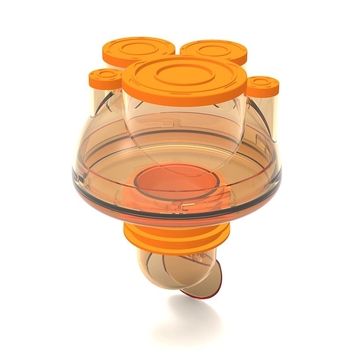 Кухненска уплътнителна запушалка за дренаж с триглав дизайн против миризма, ABS материал, модел 001, модерен минималистичен стил.