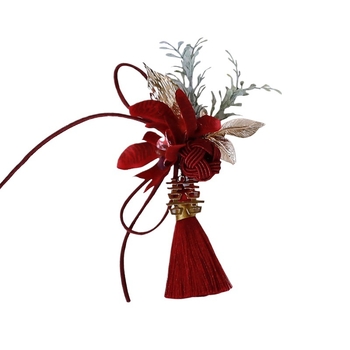 Kāzu corsage no zīda ziediem līgavai un līgavainim, plaukstas zieds par līgavai un vedējiem, dāvanu kastīte iekļauta