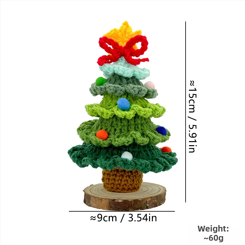 Kalėdinis rankų mezgimo vilnos automobilio papuošalas su varpeliais, pritaikomas; Medžiaga: vilna; Pakuotė: Opp bag; Prekės ženklas: Wooden knitting