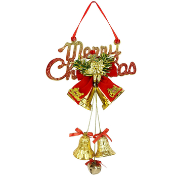 Коледна украса: английска буква-знак със звънчета – пластмасов инжекционно формован декор от Wonderful Quality (Festival Supplies) – коледни украси