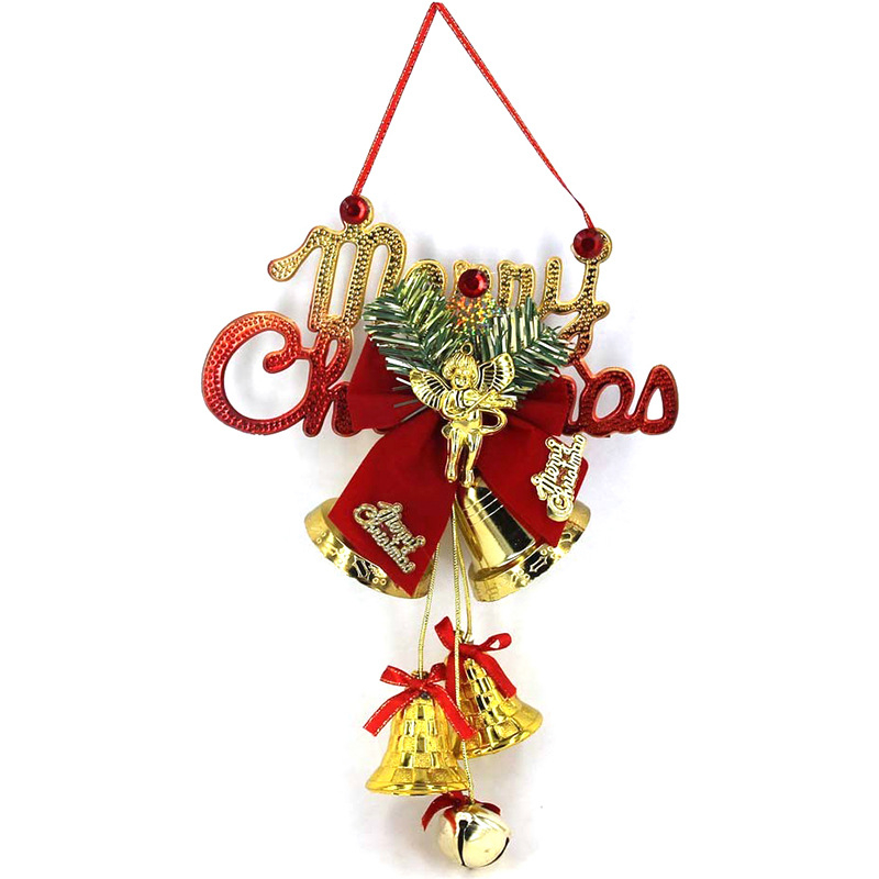 Коледна украса: английска буква-знак със звънчета – пластмасов инжекционно формован декор от Wonderful Quality (Festival Supplies) – коледни украси
