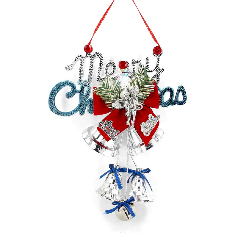 Коледна украса: английска буква-знак със звънчета – пластмасов инжекционно формован декор от Wonderful Quality (Festival Supplies) – коледни украси