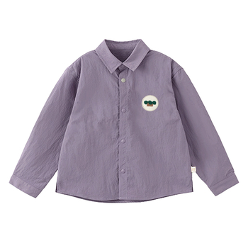 Dječja košulja s reverom, 100% pamuk, dugi rukav, unisex, proljeće i jesen