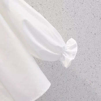 Dječja košulja za djevojčice s dugim rukavima, ovratnik tip lapel, cvjetni uzorak, poliester 85%, za uzrast 8+