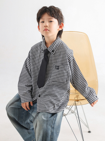 Dječja košulja s dugim rukavima, korejskog stila, 100% pamuk, meka obrada, za djecu od 3 do 8 godina