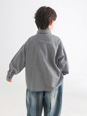 Dječja košulja s dugim rukavima, korejskog stila, 100% pamuk, meka obrada, za djecu od 3 do 8 godina