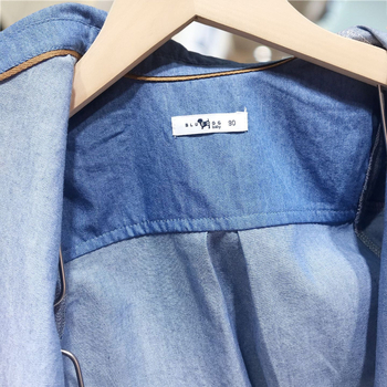 Dječja košulja od denima za dječake, korejski stil, dugi rukavi, ovratnik rever, uzrast 3–8 godina