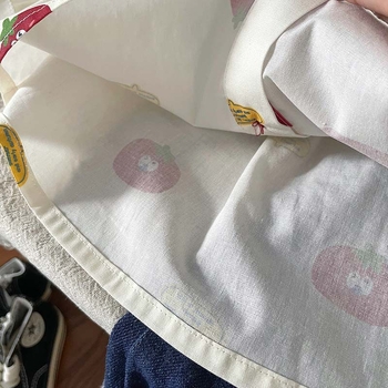 Set pentru băieți în două piese – cămașă cu imprimeu desene animate și salopetă din denim, stil coreean, 100% bumbac, mâneci lungi, vârsta 1–3 ani, toamnă 2025