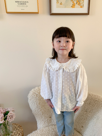 Dječji kostim s hlačama, korejski stil, za uzrast 3–8 godina, dugi rukavi, pamučni materijal