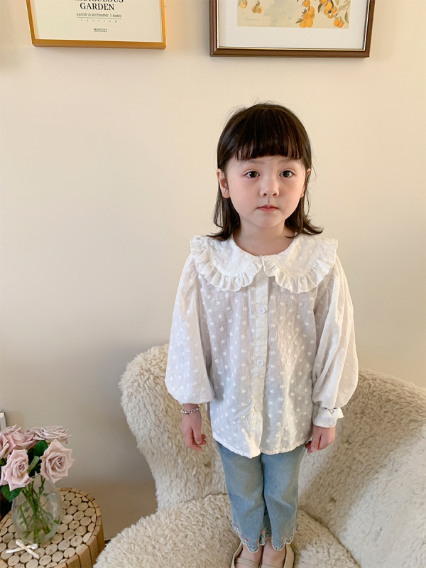 Dječji kostim s hlačama, korejski stil, za uzrast 3–8 godina, dugi rukavi, pamučni materijal