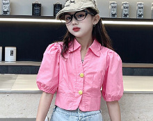 Dječji ljetni dvodijelni set: košulica kratkih rukava u francuskom stilu i široke traperice