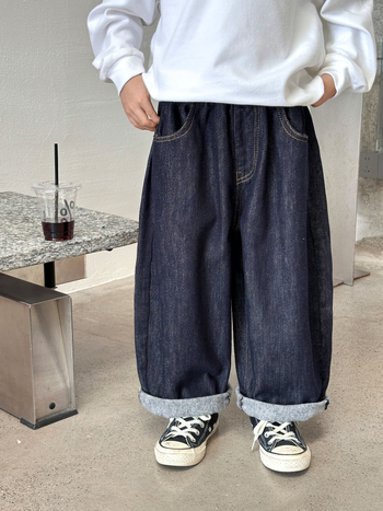 Traperice za dječake s flis podstavom, zimske, ravni kroj, 81% pamuka, Michael marka