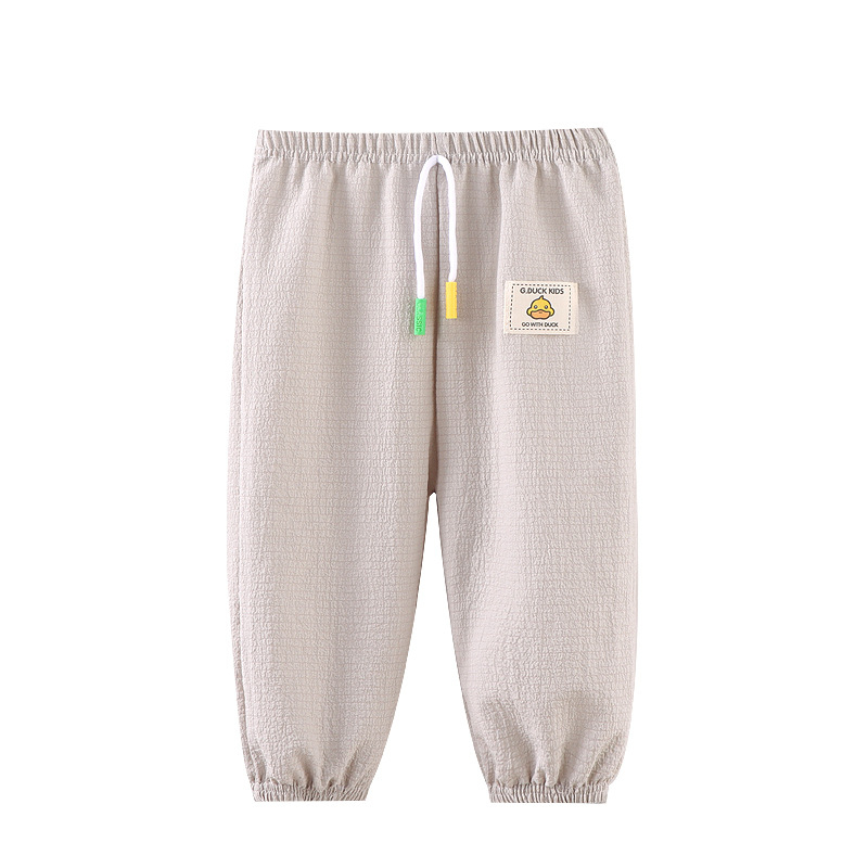 Dječje ljetne hlače, harém stil, lagana poliester mješavina, dužina do gležnja, srednja talija, jednobojni ili crtani uzorak