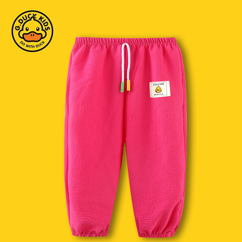 Dječje ljetne hlače, harém stil, lagana poliester mješavina, dužina do gležnja, srednja talija, jednobojni ili crtani uzorak