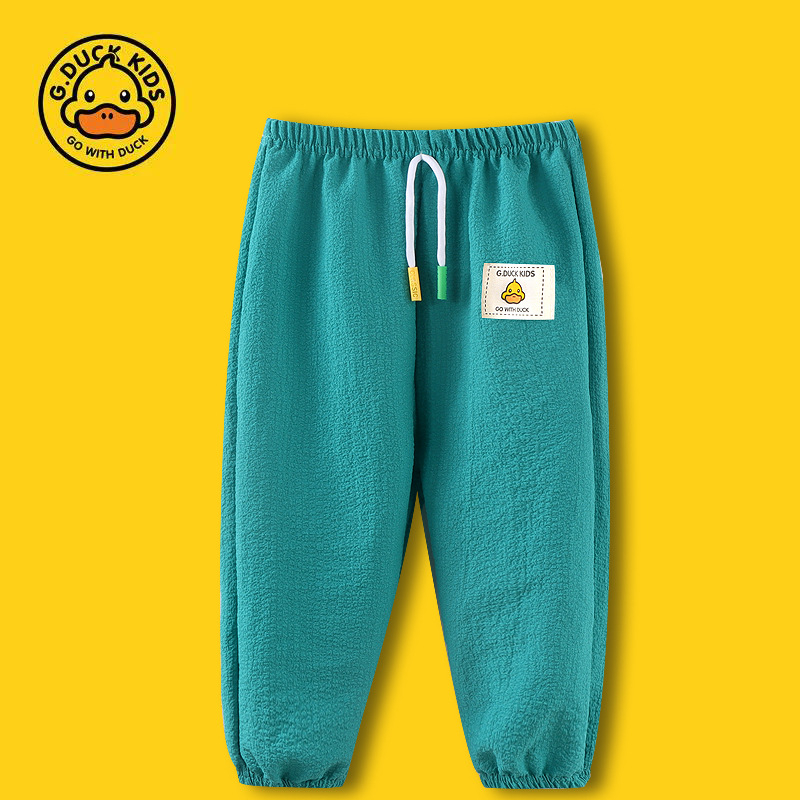 Dječje ljetne hlače, harém stil, lagana poliester mješavina, dužina do gležnja, srednja talija, jednobojni ili crtani uzorak