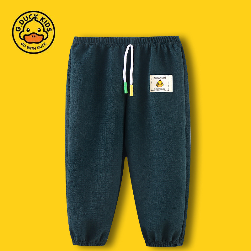 Dječje ljetne hlače, harém stil, lagana poliester mješavina, dužina do gležnja, srednja talija, jednobojni ili crtani uzorak