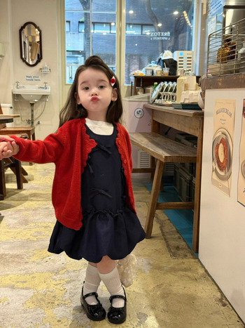 Dječja pamučna haljina s trakama, princeza stil, jednobojni uzorak, podstava od pamuka, jesen 2025