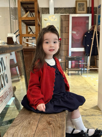 Dječja pamučna haljina s trakama, princeza stil, jednobojni uzorak, podstava od pamuka, jesen 2025