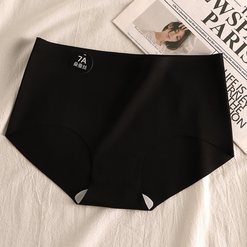 Antibakterijske ženske šorce gaćice s podstavom od mulberijeve svile, Ice Silk, srednji pojas, za sport i jogu