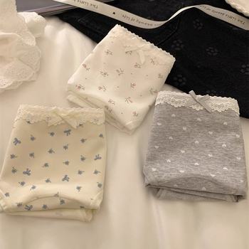 Ženske pamučne gaćice, srednji pojas, priljubljene uz bokove, antibakterijske i prozračne, pamucna podstava u preponi