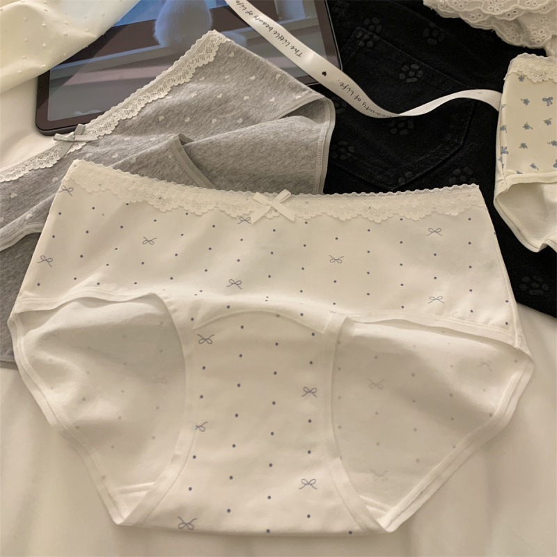 Ženske pamučne gaćice, srednji pojas, priljubljene uz bokove, antibakterijske i prozračne, pamucna podstava u preponi