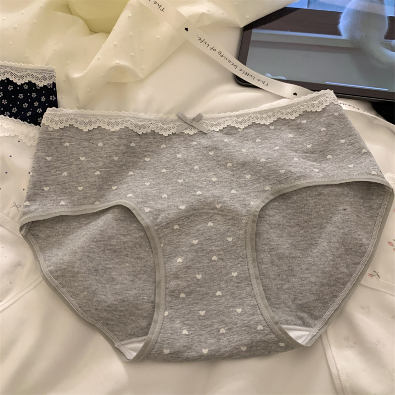 Ženske pamučne gaćice, srednji pojas, priljubljene uz bokove, antibakterijske i prozračne, pamucna podstava u preponi