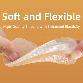 Talpă silicon pentru încălțăminte – înălțare, stil half pad, model CT-0080, marca Chengtai