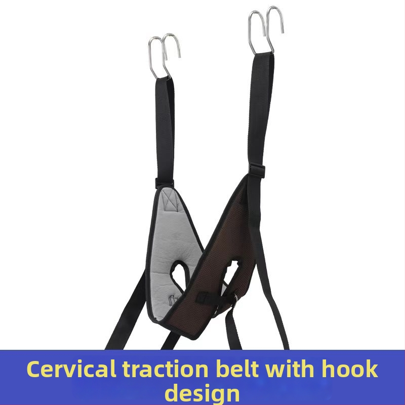 Domáce krčné ťahové pásmo – model 001, oceľová rúrka a PVC, vhodné pre masáž a fitnes, prispôsobiteľné