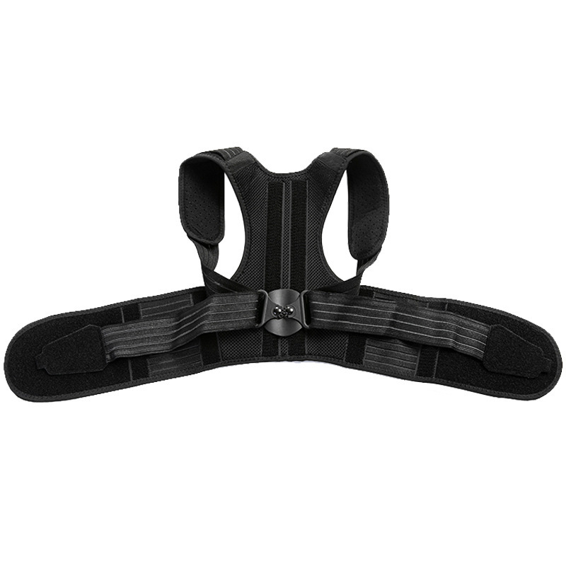 Коректор за стойка при гръбначна деформация и сколиоза – унисекс дизайн с открити рамене, модел ID-889, артикул LB-006, издание 2024