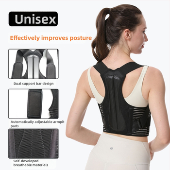 Korektor držania chrbta, nylon, Tedaxi Tdx-b19, priedušný, pre mužov aj ženy, vhodný pre fitness a masáže pre zdravie