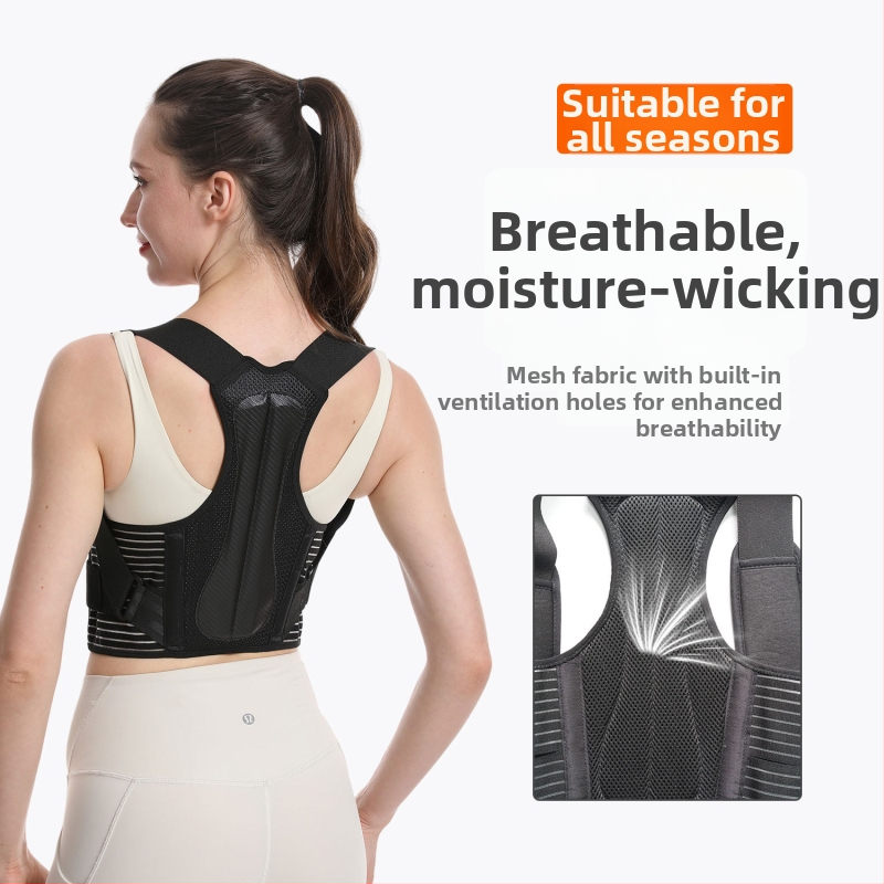 Korektor držania chrbta, nylon, Tedaxi Tdx-b19, priedušný, pre mužov aj ženy, vhodný pre fitness a masáže pre zdravie