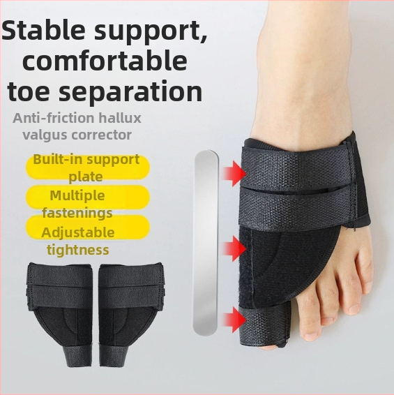 Hallux valgus suure varba ortoos - elastne puuvillane toeta Velcro-kinnitusrihmaga - Princess seeria