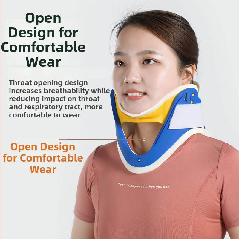 Štyri v jednom krčná trakčná pomôcka – korekcia, imobilizácia krku a fyzioterapia, plastová konštrukcia, 1-ročná záruka