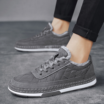 Vyriniai sniego batai, laisvalaikio stilius, šiluminė izoliacija, neslystanti gumos padas, pūkuota vidinė danga