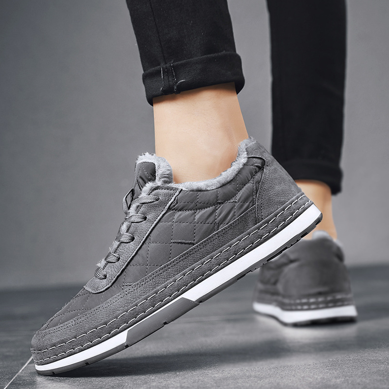 Vyriniai sniego batai, laisvalaikio stilius, šiluminė izoliacija, neslystanti gumos padas, pūkuota vidinė danga