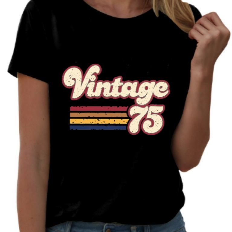 Tričko s okrúhlym výstrihom, krátke rukávy, street hipster štýl — zmes polyesteru a spandexu, jar 2025.