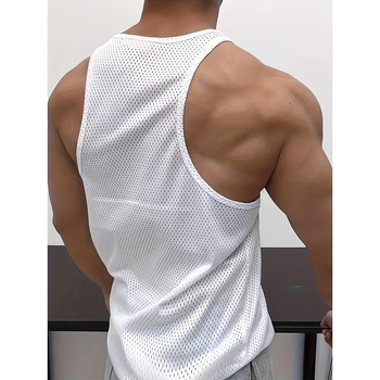 Ανδρικό αθλητικό γιλέκο, crew neck, Corduroy ύφασμα (Λινό)